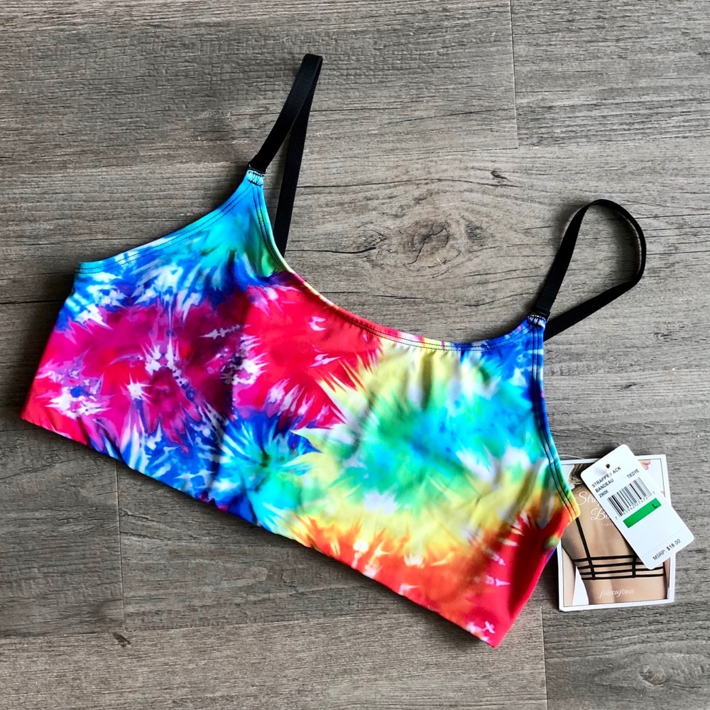 Fashion Forms - Tie-Dye Strappy Bandeau